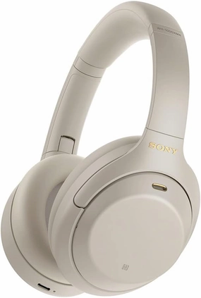 Sony WH-1000XM4 Noise Cancelling Wireless Headphones - 30hr Battery Life - Over Ear Style - Optimised for Alexa and Google Assistant - Built-in mic for Calls - Silver International Version noise cancelling headphones,ANC headphones,travel headphones,