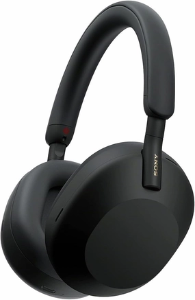 Sony WH-1000XM5 Premium Noise Canceling Headphones, Auto NC Optimizer, 30-Hour Battery, Alexa Voice Control, Black over-ear headphones,closed back headphones,wireless studio cans,