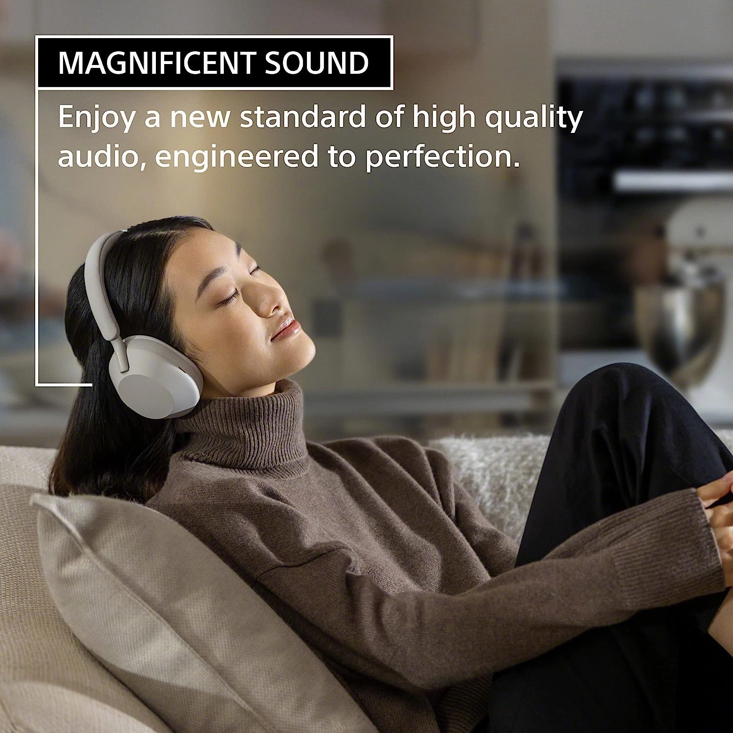 Sony WH-1000XM5 Premium Noise Canceling Headphones, Auto NC Optimizer, 30-Hour Battery, Alexa Voice Control, Black
