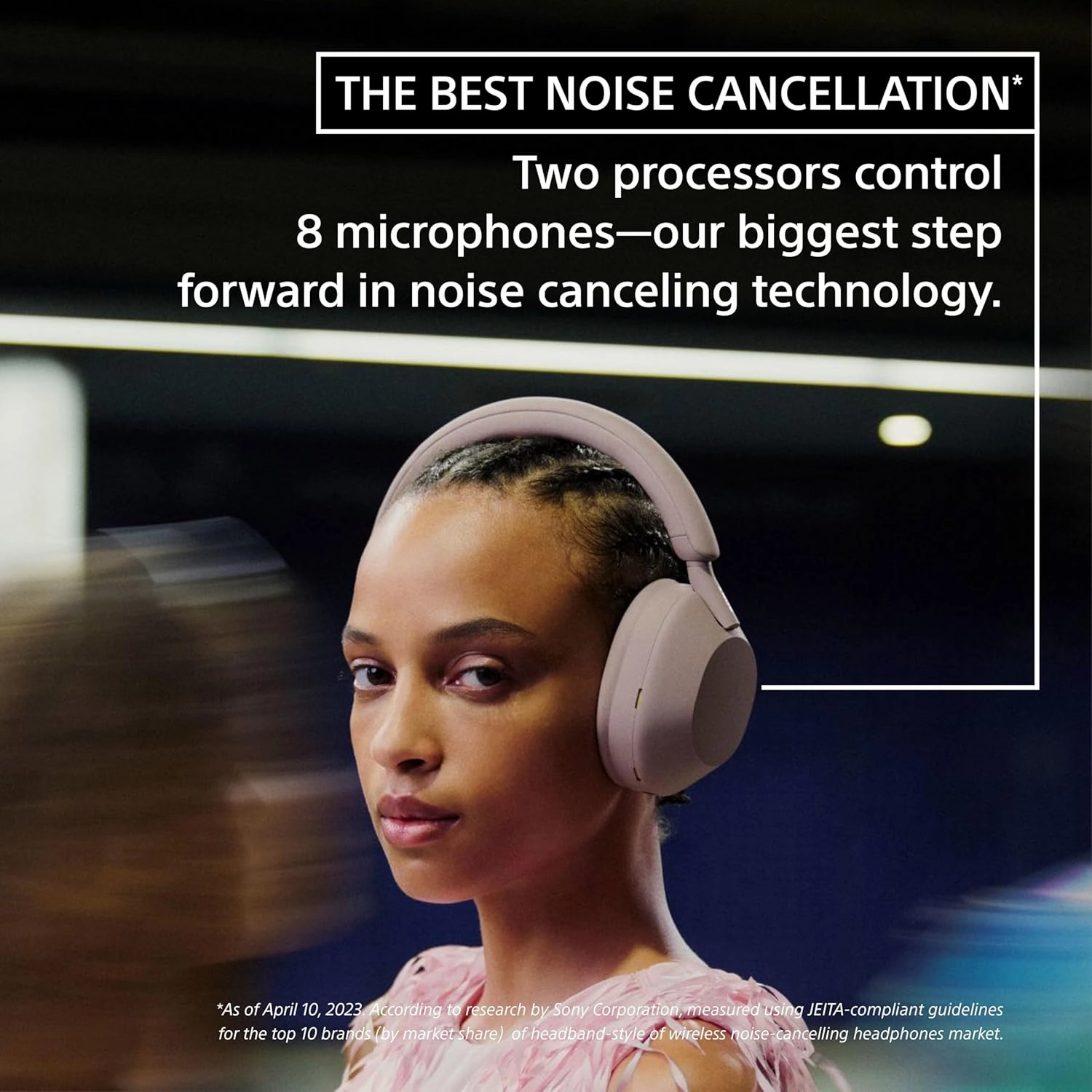Sony WH-1000XM5 Premium Noise Canceling Wireless Headphones, Auto NC Optimizer, 30-Hour Battery, Alexa Voice Control, Smoky Pink