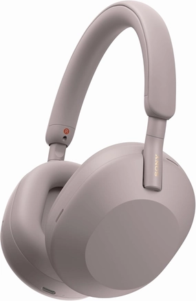 Sony WH-1000XM5 Premium Noise Canceling Wireless Headphones, Auto NC Optimizer, 30-Hour Battery, Alexa Voice Control, Smoky Pink over-ear headphones,closed back headphones,wireless studio cans,