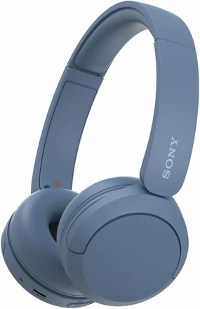Sony WH-CH520 Wireless Headphones Bluetooth On-Ear Headset with Microphone, Blue over-ear headphones,closed back headphones,wireless studio cans,