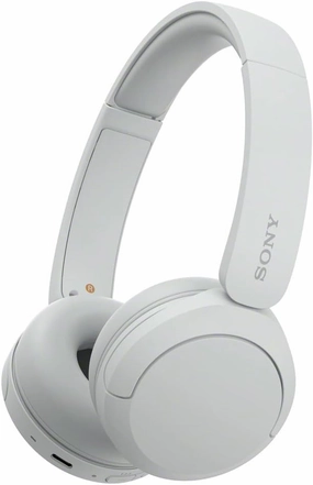 Sony WH-CH520 Wireless Headphones Bluetooth On-Ear Headset with Microphone, White over-ear headphones,closed back headphones,wireless studio cans,