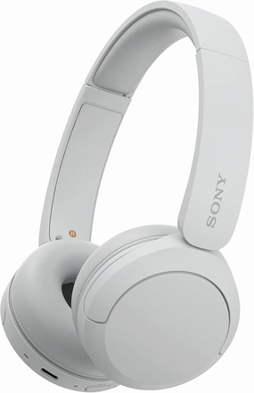 Sony Wireless Bluetooth Headphones - Up to 50 Hours Battery Life with Quick Charge Function, On-Ear Model - WH-CH520W.CE7 - Limited Edition - Matte White over-ear headphones,closed back headphones,wireless studio cans,