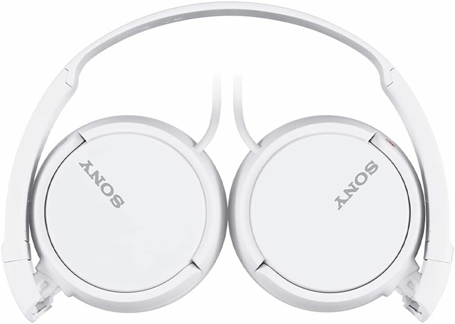Sony ZX Series Wired On-Ear Headphones, White MDR-ZX110