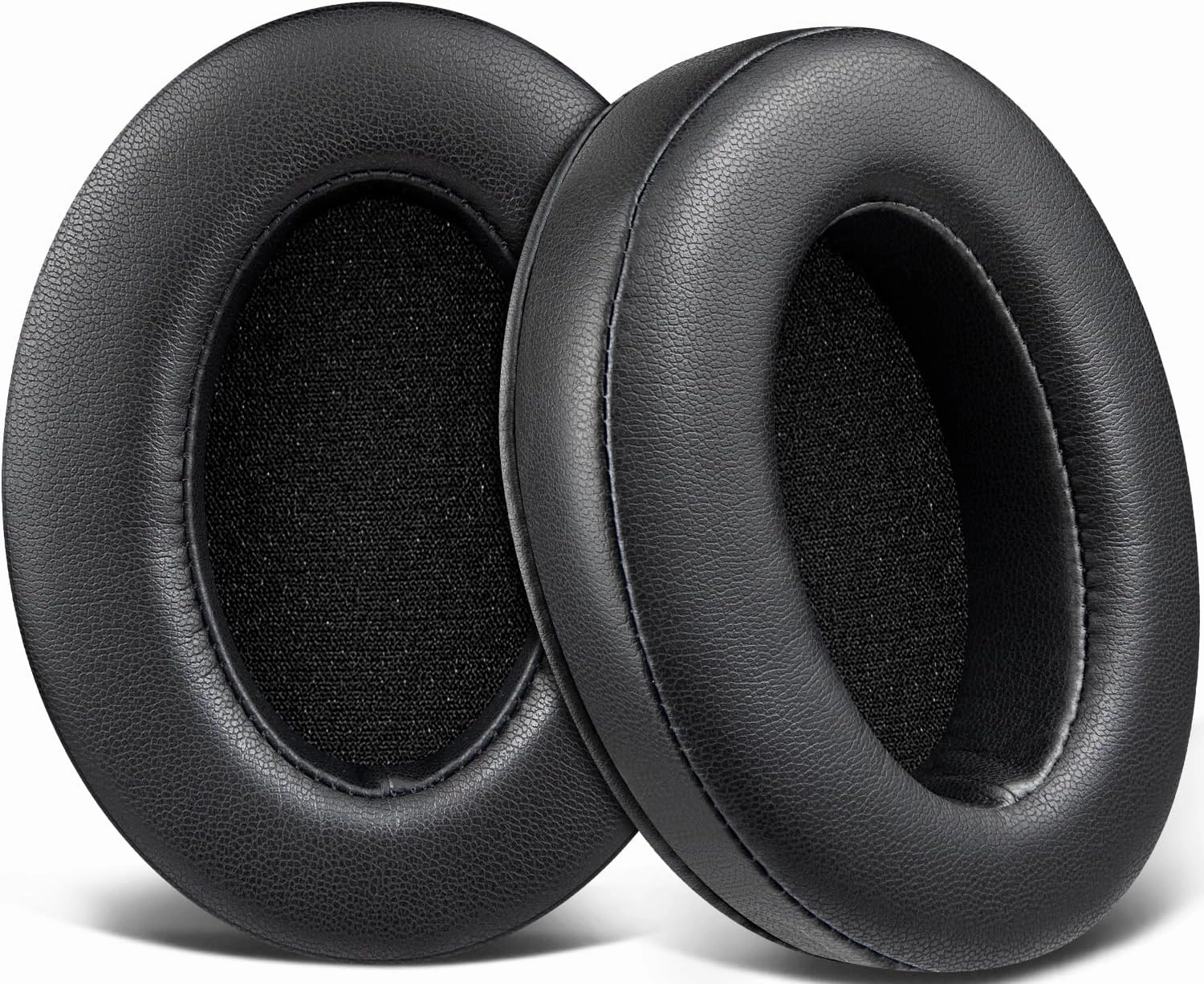 SOULWIT Protein Leather Universal Earpads for ATH M50X/M40X/MSR7, HyperX Cloud 1 2 3/Alpha/Flight/Stinger, SteelSeries Arctis, Sony MDR-7506/1ABT/1RBT/1RNC, Turtle Beach Stealth 420X/600 reference headphones,neutral sound headphones,monitor headphones,