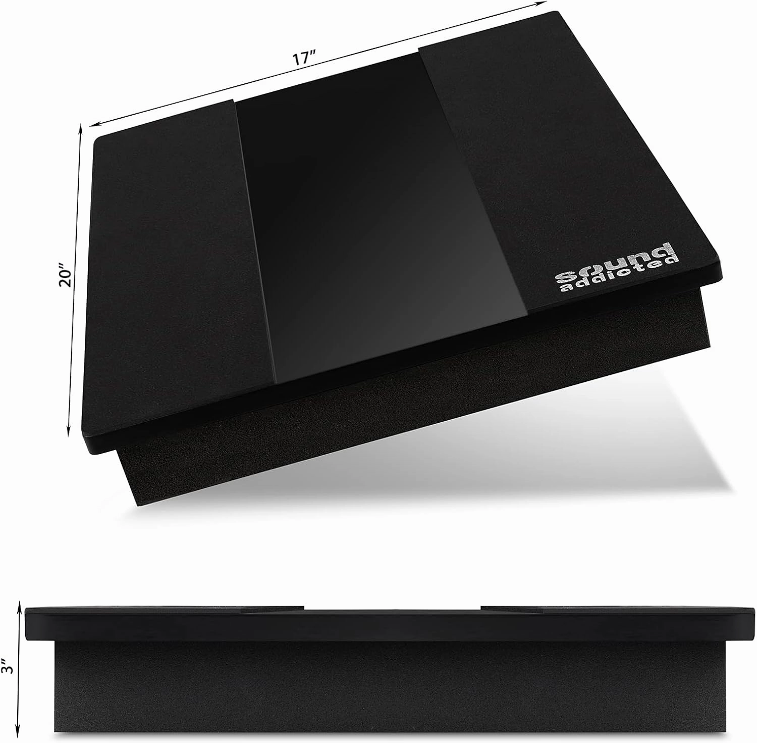 Sound Addicted VibeBoss P12 - Acoustic Isolation Platform Suitable for 12-15 inches Large Subwoofers (20'' x 17'' x 3'')