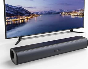 Sound Bar for Smart TV, Soundbar TV Speakers with Customized Bass Reflector, Compact Design and Easy Set up, Home Audio Surround Sound System for TV PC Projector, Wall Mountable soundbar,TV speaker bar,home theater soundbar,
