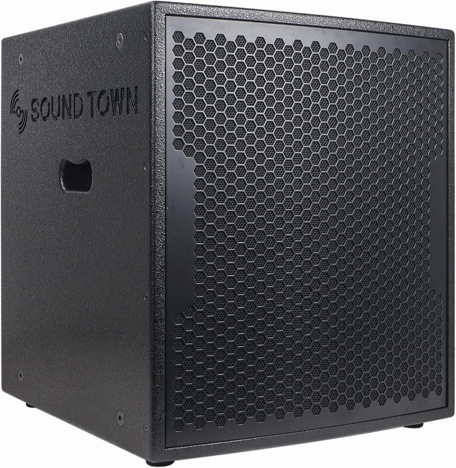Sound Town 2000W 18" Powered PA Subwoofer with 2 Speaker Outputs, DJ/PA Pro Audio Sub with 4" Voice Coil, Black (CARPO-18SPW) audiophile subwoofer,active subwoofer,low frequency speaker,