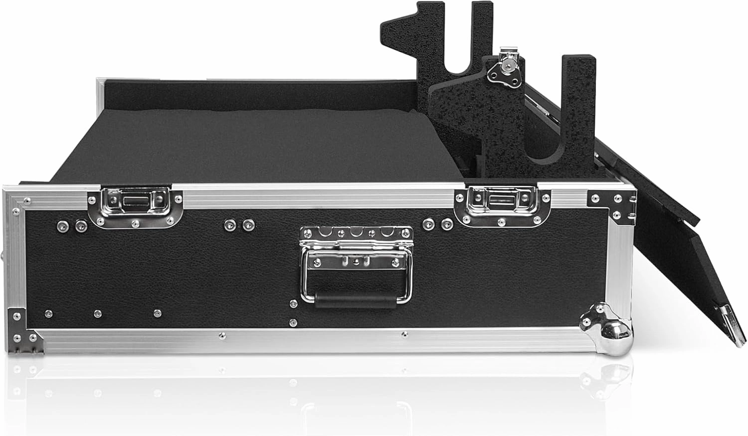 Sound Town ATA Plywood Mixer Case with Interior Foam Protection, Doghouse, 2 Drawers, and Caster Wheels for Behringer WING 48 Mixer Console (STRC-WING48)