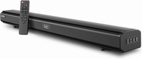 Soundbar, 100Watts-32 Inches Sound Bar for Smart TV, with 6 Built-in Speakers (2 Surround Bass),3EQ Modes, Bluetooth Sound Bar with HDMI(ARC), Optical, AUX, COA and USB Inputs (Black) soundbar,TV speaker bar,home theater soundbar,