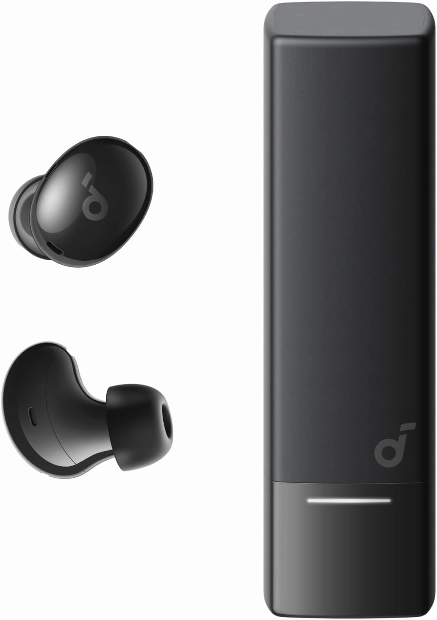Soundcore A30i by Anker, Smart Noise Cancelling Earbuds, Lipstick-Shaped Stylish Design, Tiny, Lightweight Comfort, Clear Sound, IP54, 15H Playtime in ANC Mode, Wireless Earbuds, Bluetooth 5.4 TWS earbuds,compact wireless buds,Bluetooth ear tips,