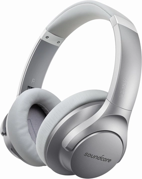 Soundcore Anker Life Q20 Hybrid Active Noise Cancelling Headphones, Wireless Over Ear Bluetooth Headphones, 70H Playtime, Hi-Res Audio, Deep Bass, Memory Foam Ear Cups, Travel, Office, USB-C Charging over-ear headphones,closed back headphones,wireless stud
