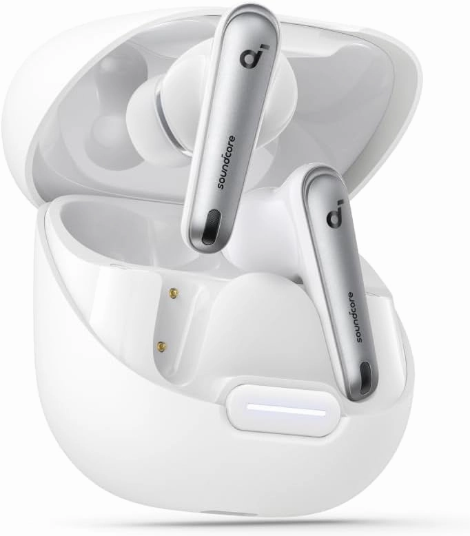 Soundcore by Anker Liberty 4 NC Noise Cancelling Earbuds, 98.5% Noise Reduction, Adaptive Noise Cancelling to Ears and Environment, Hi-Res Sound, 50H Battery, Wireless Charging, Bluetooth 5.3 wireless earbuds,Bluetooth earphones,true wireless stereo,