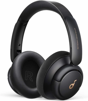 Soundcore by Anker Life Q30 Hybrid Active Noise Cancelling Headphones with Multiple Modes, Hi-Res Sound, Custom EQ via App, 40H Playtime, Comfortable Fit,Connect to 2 Devices (Renewed) over-ear headphones,closed back headphones,wireless studio cans,