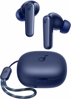 Soundcore by Anker P20i True Wireless Earbuds, 10mm Drivers with Big Bass, Bluetooth 5.3, 30H Long Playtime, Water-Resistant, 2 Mics for AI Clear Calls, 22 Preset EQs, Customization (Blue) wireless earbuds,Bluetooth earphones,true wireless stereo,