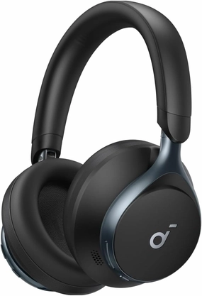 Soundcore by Anker, Space One, Active Noise Cancelling Headphones, 2X Stronger Voice Reduction, 40H ANC Playtime, App Control, LDAC Hi-Res Wireless Audio, Comfortable Fit, Clear Calls, Bluetooth 5.3 over-ear headphones,closed back headphones,wireless studi
