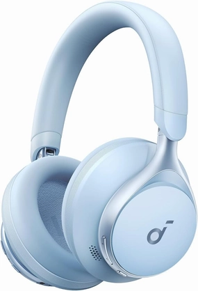 Soundcore by Anker, Space One, Active Noise Cancelling Headphones, 2X Stronger Voice Reduction, 40H ANC Playtime, App Control, LDAC Hi-Res Wireless Audio, Comfortable Fit, Clear Calls (Renewed) over-ear headphones,closed back headphones,wireless studio can