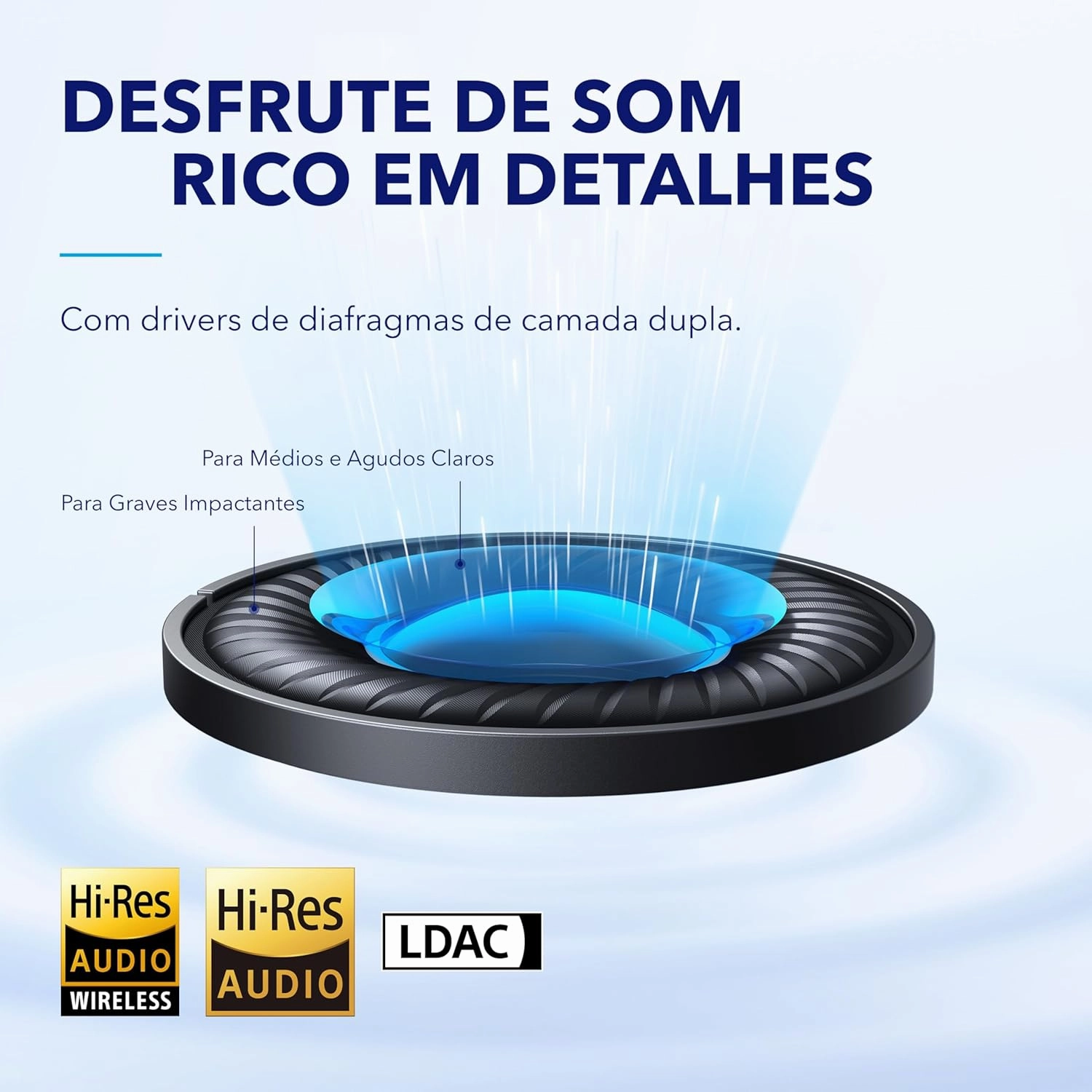 Soundcore by Anker Space Q45 Adaptive Active Noise Cancelling Headphones, Reduce Noise by Up to 98%, 50H Playtime, App Control, LDAC Hi-Res Wireless Audio, Comfortable Fit, Clear Calls, Bluetooth 5.3
