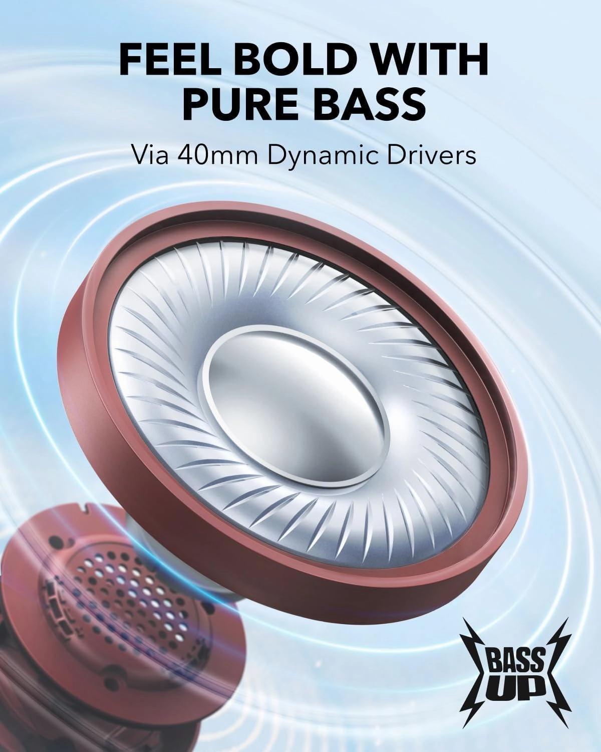 Soundcore H30i Wireless On-Ear Headphones, Foldable Design, Pure Bass, 70H Playtime, Bluetooth 5.3, Lightweight and Comfortable, App Connectivity, Multipoint Connection