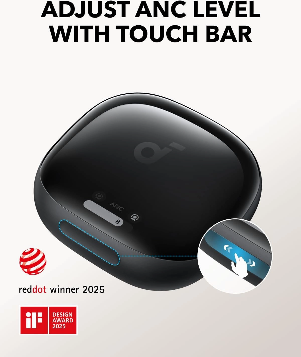 Soundcore Liberty 4 Pro by Anker, Noise Cancelling Wireless Earbuds, 7-Sensor and Real-Time Adaptive Noise Cancelling, 2 Faster Charging, Studio-Level Hi-Fi Music, Clear Calls with 6 Mics and AI