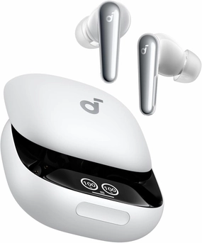 Soundcore Liberty 4 Pro by Anker, Noise Cancelling Wireless Earbuds, 7-Sensor and Real-Time Adaptive Noise Cancelling, 2 Faster Charging, Studio-Level Hi-Fi Music, Clear Calls with 6 Mics and AI wireless earbuds,Bluetooth earphones,true wireless stereo,