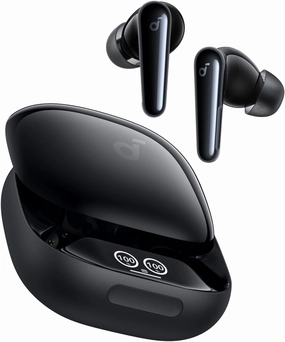 Soundcore Liberty 4 Pro by Anker, Noise Cancelling Wireless Earbuds, 7-Sensor and Real-Time Adaptive Noise Cancelling, 2 Faster Charging, Studio-Level Hi-Fi Music, Clear Calls with 6 Mics and AI wireless earbuds,Bluetooth earphones,true wireless stereo,