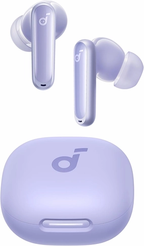 Soundcore P40i by Anker, Noise Cancelling Wireless Earbuds, Adaptive Noise Cancelling to Environments, Heavy Bass, 60H Playtime, 2-in-1 Case and Phone Stand, IPX5, Wireless Charging, Bluetooth 5.3 wireless earbuds,Bluetooth earphones,true wireless stereo,
