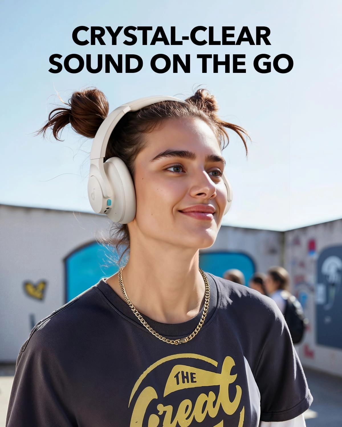 Soundcore Q11i Wireless Over-Ear Bluetooth Headphones by Anker, Deep Bass, 60H Playtime, Hi-Res Audio, Detachable Ear Cushions, Multipoint Connection