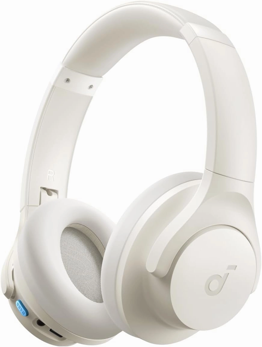 Soundcore Q11i Wireless Over-Ear Bluetooth Headphones by Anker, Deep Bass, 60H Playtime, Hi-Res Audio, Detachable Ear Cushions, Multipoint Connection over-ear headphones,closed back headphones,wireless studio cans,