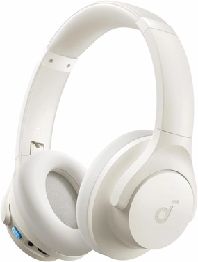 Soundcore Q11i Wireless Over-Ear Bluetooth Headphones by Anker, Deep Bass, 60H Playtime, Hi-Res Audio, Detachable Ear Cushions, Multipoint Connection over-ear headphones,closed back headphones,wireless studio cans,