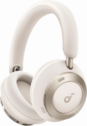 Soundcore Space One Pro, FlexiCurve Over-Ear Headphone, Adaptive Active Noise Cancelling Headphones Driven by 6 Mics, 60H Lossless Audio, Ultra-Fast Charging, Hi-Res Wireless, Comfortable Fit over-ear headphones,closed back headphones,wireless studio cans,