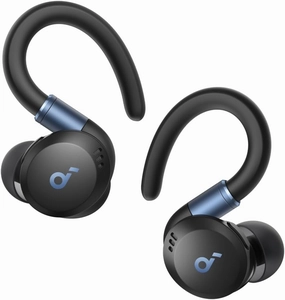Soundcore Sport X20 by Anker, True-Wireless Workout Earbuds, Rotatable and Extendable Ear Hooks, Noise Cancelling, Deep Bass, IP68 Waterproof, Sweatproof, Dustproof, 48H Play, Sport Earbuds for Gym wireless earbuds,Bluetooth earphones,true wireless stereo,