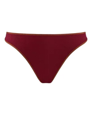 Space Odyssey Thong In Rubarb