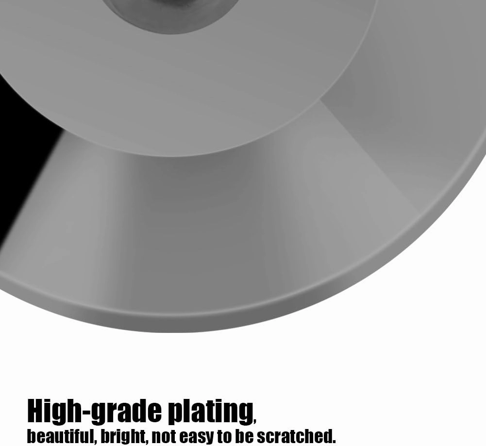Speaker Base Pad, 8 Pcs Universal Copper Speaker Spikes Pads Speaker Shock Base Pad Isolation Stand Feet Cone Base Mats Floor Disc(gun color)