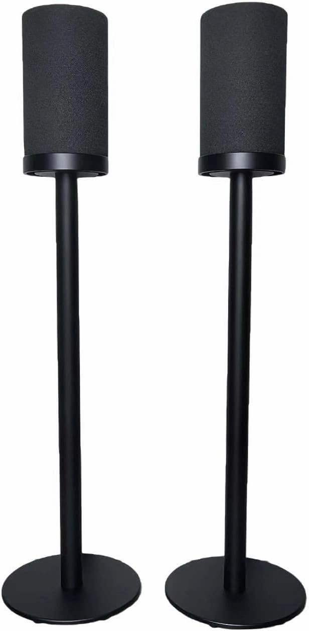 Speaker Stands Compatible with Sony SA-RS5 Home Surround Sound System(only Stand)The Speaker Floor Stand can Hide The Power Cord and is Made of Aluminum Alloy MaterialBlack Pair surround sound system,cinema audio kit,5.1 surround package,