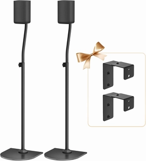 Speaker Stands for Roku Speaker Stands Pair with Speaker Wall Mount - Height Adjustable Surround Sound Speaker Stands for Roku Wireless Speaker Stands, Floor Speaker Stands of Keyhole or Thread Hole speaker stands,monitor stands,floor speaker holders,