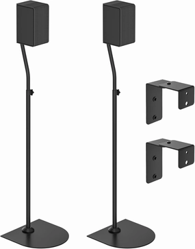 Speaker Stands for Vizio Speaker Stands Pair with Speaker Wall Mount - Floor Speaker Stand for Vizio Surround Sound Speaker Stands Height Adjustable for Vizio M512a-h6 M51ax-J6 Speaker Stand speaker stands,monitor stands,floor speaker holders,