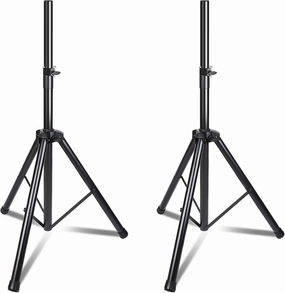 Speaker Stands Pair, Universal Speaker Tripod Stand Adjustable Height from 35 to 60 Inch Heavy Duty with 35 MM Compatible Insert for Stage speaker stands,monitor stands,floor speaker holders,
