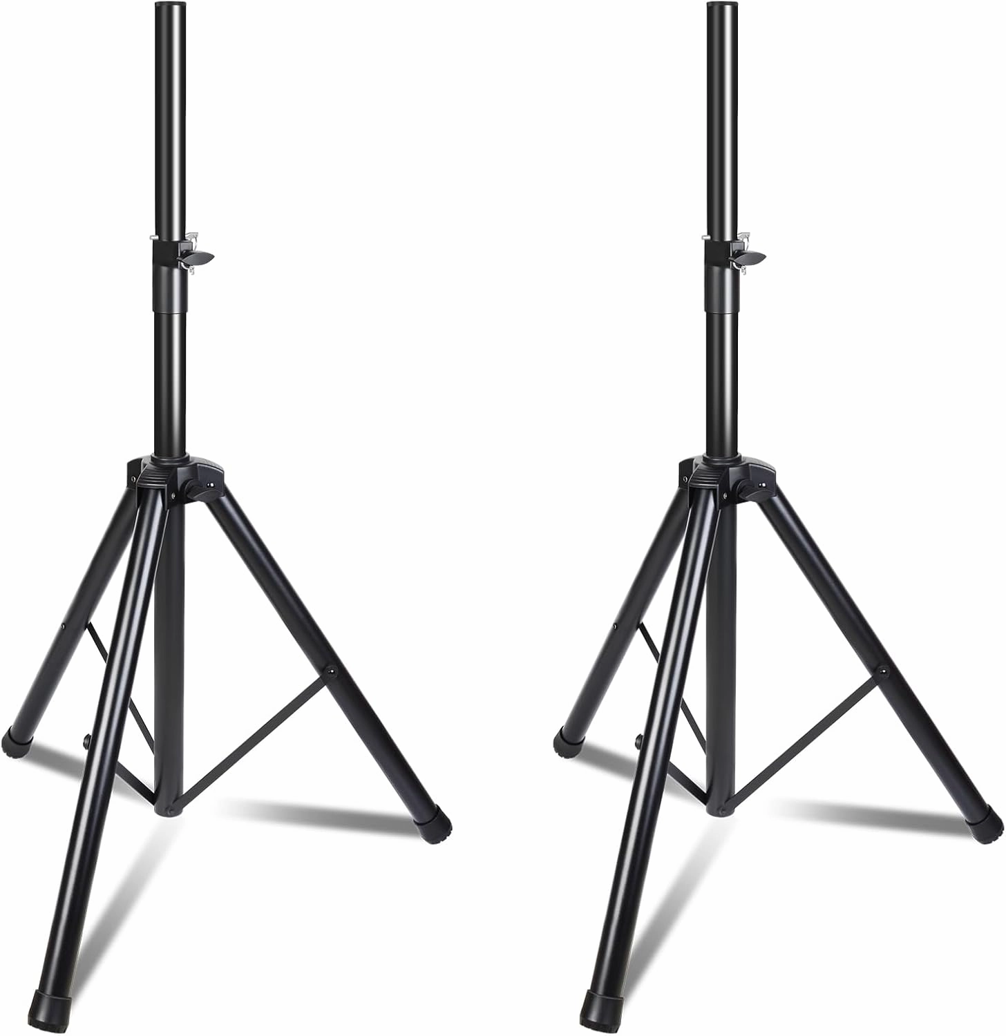 Speaker Stands Pair, Universal Speaker Tripod Stand Adjustable Height from 35 to 60 Inch Heavy Duty with 35 MM Compatible Insert for Stage speaker stands,monitor stands,floor speaker holders,