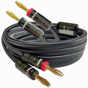 Speaker Wire with Banana Plugs, 14AWG Speaker Cable with Gold-Plated Banana Tips,Oxygen-Free Copper (OFC), 6.6FT/2M speaker cable,audio wire,hi-fi speaker cord,