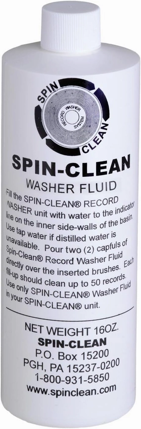 Spin-Clean Record Washer Fluid 16oz. | Alcohol-Free Record Cleaner Solution | Vinyl Record Cleaner Fluid record cleaning kit,vinyl cleaner,stylus brush set,