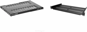 StarTech.com 1U Adjustable Vented Server Rack Mount Shelf & 1U Server Rack Shelf - Universal Vented Rack Mount Cantilever Tray for 19" Network Equipment Rack & Cabinet, Black (CABSHELFV1U) music server,hi-fi media server,digital audio storage,