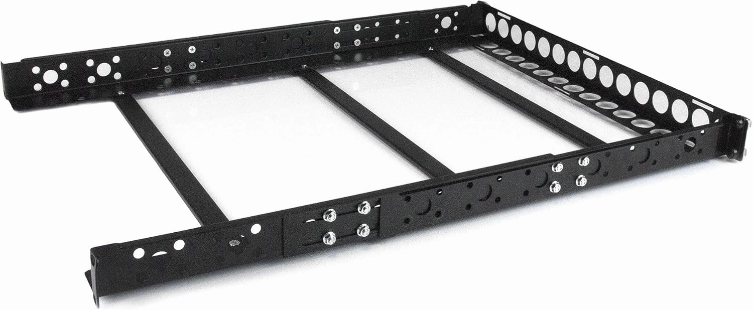 StarTech.com 1U Universal Server Rack Rails, Adjustable Depth Server Mounting Rails, 19inch Rack Mount Rails rackmount gear,audio rack equipment,studio rackmounts,