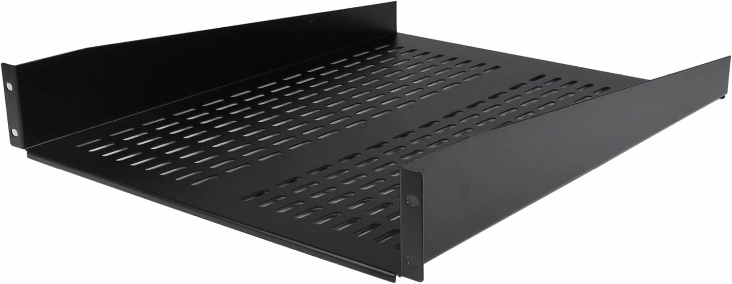 StarTech.com 2U Server Rack Shelf - Universal Rack Mount Cantilever Shelf & Tray