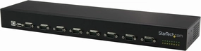 StarTech.com USB to Serial Hub - 8 Port - COM Port Retention - Rack Mount and Daisy Chainable - FTDI USB to RS232 Hub , TAA (ICUSB23208FD) rackmount gear,audio rack equipment,studio rackmounts,