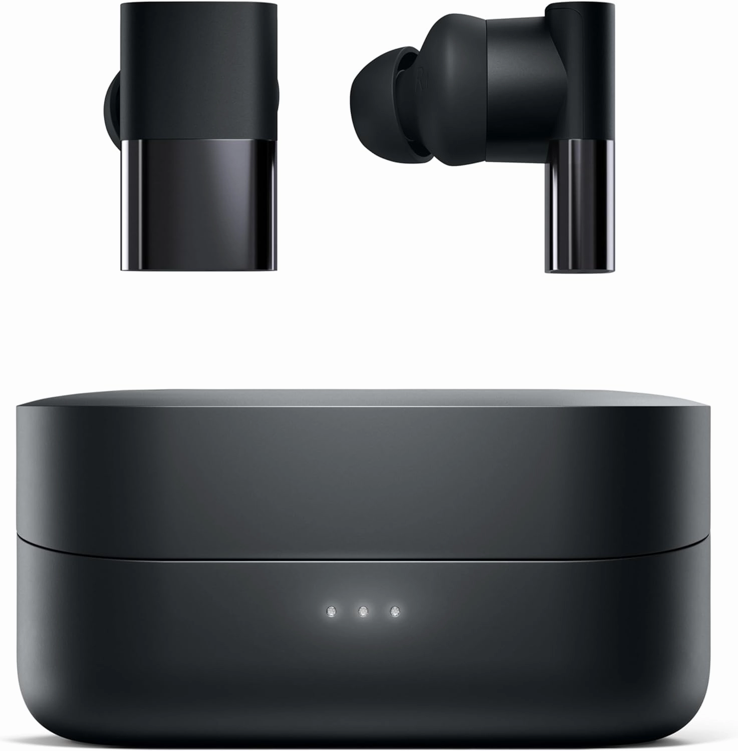 Status Between 3ANC Onyx True Active Noise Cancelling Wireless Earbuds - Black iPhone & Android ANC in Ear Buds, Charging Case, Built-in 6 Microphones, 8H Playtime, Bluetooth 5.2, IPX5 Waterproof TWS earbuds,compact wireless buds,Bluetooth ear tips,