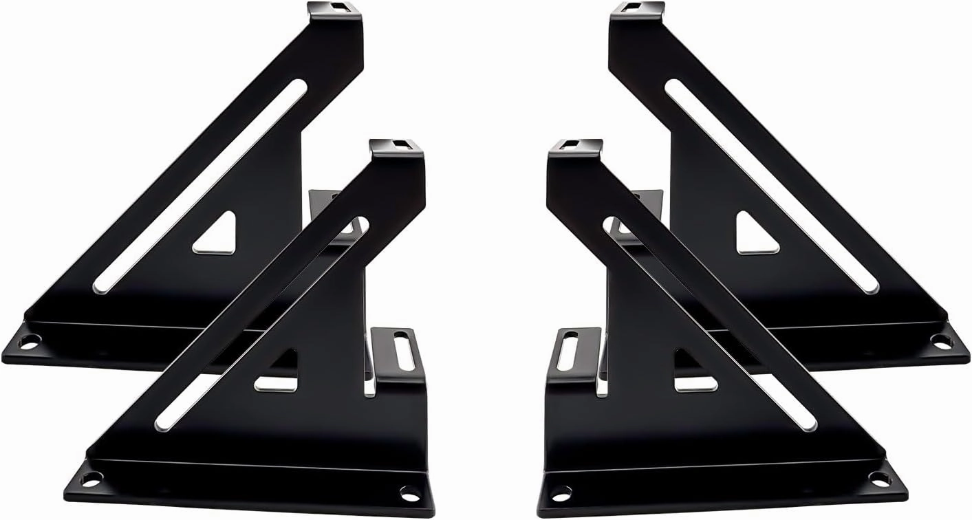 Steel 2 Amp Amplifier Rack Coated by Black Powder Used for Car Audio Systems Stacking Brackets for Sound Equipment audio rack,hi-fi component stand,media shelf,