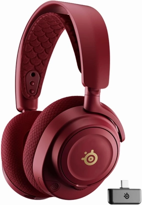SteelSeries Arctis Nova 7 Wireless Multi-Platform Gaming Headset  Dragon Edition  Two Speaker Plate Sets  Dual Wireless 2.4GHz & Bluetooth  38 HR Fast Charge Battery  PC, PS, Mac, Mobile, Switch reference headphones,neutral sound headphones,monitor hea
