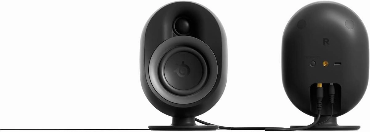 SteelSeries Arena 9 Illuminated 5.1 Desktop Gaming Speakers  5.1 USB Surround Sound  Wireless Rear Speakers  2-Way Speaker Design  Subwoofer  RGB Light, Bluetooth  PC, PlayStation, Mobile, Mac